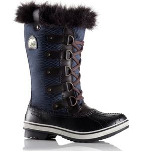 Sorel Navy Tofino Tall Boots Size 9